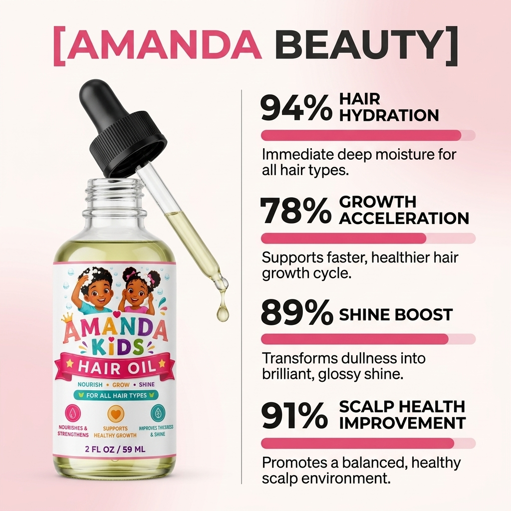 Amanda Beauty™ Kids h Hair Oil