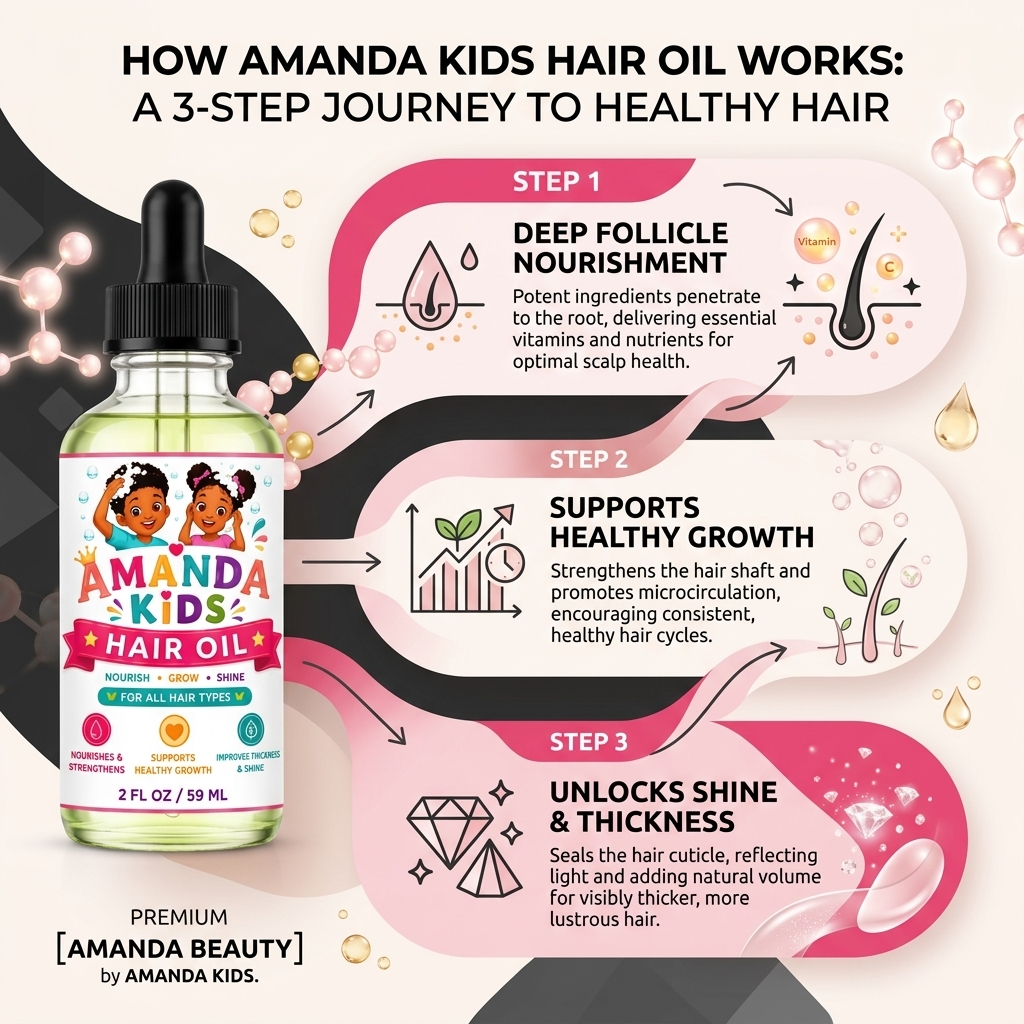 Amanda Beauty™ Kids h Hair Oil