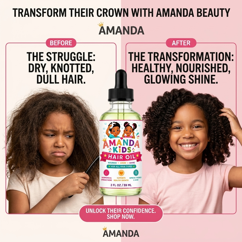 Amanda Beauty™ Kids h Hair Oil